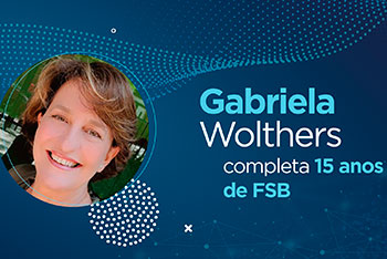 Gabriela Wolthers completa 15 anos no Grupo FSB